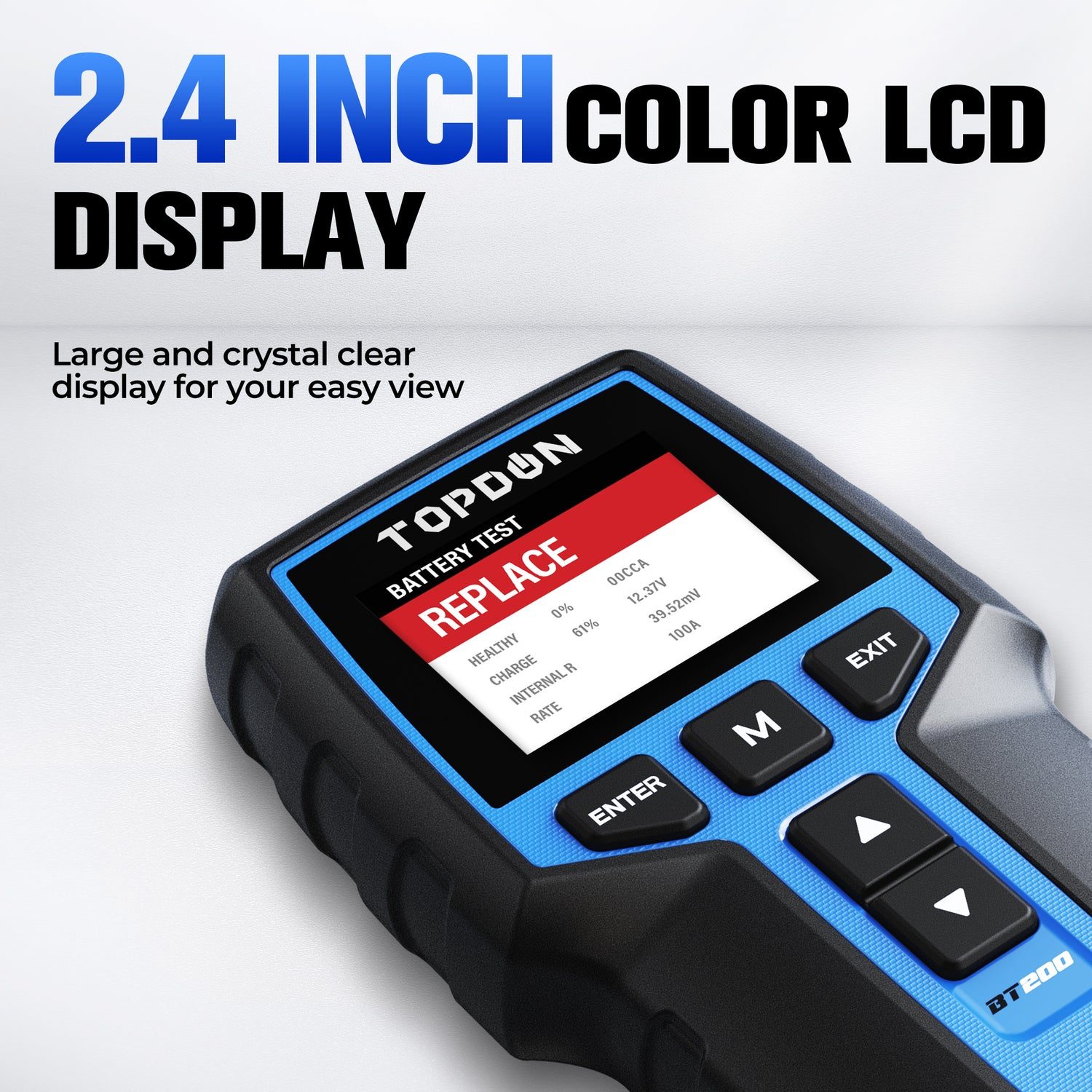 TOPDON BT200 12V/24V Car Battery Tester (Phantom Drain Diagnostic)