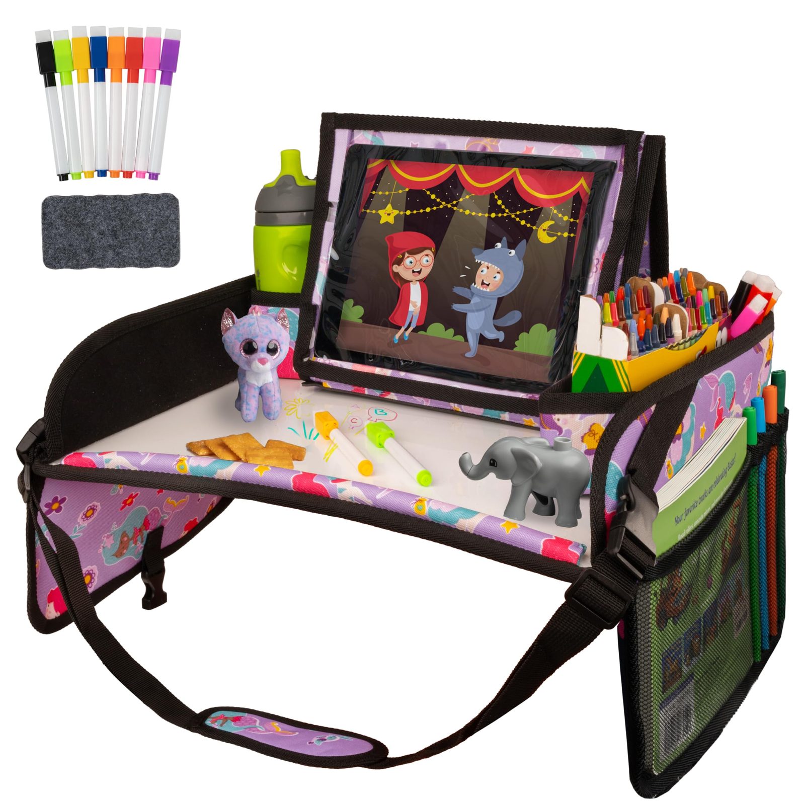 Lusso Gear Kids Backseat Travel Tray (Multi-Vehicle)