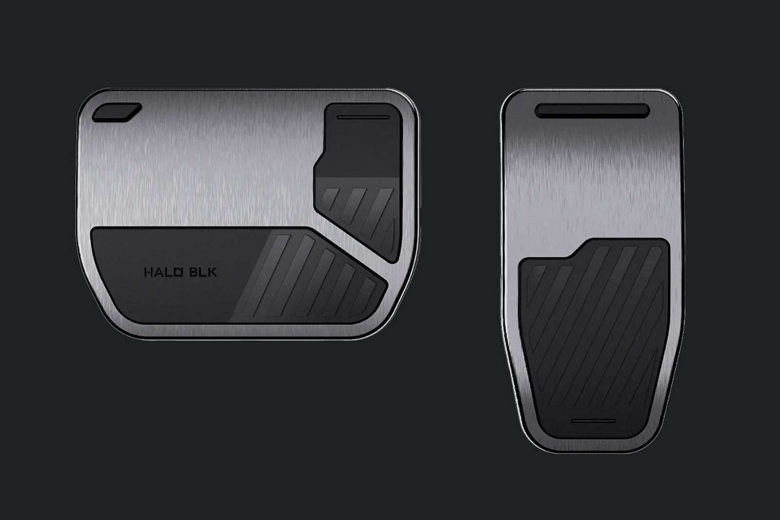 HALOBLK Aluminum Pedal Covers — Tesla Model 3 / Y (All Years)
