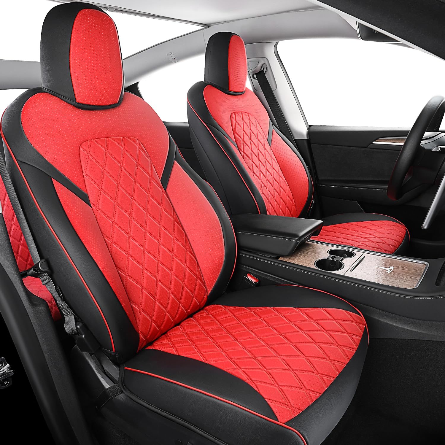 Tesla Model Y Waterproof Seat Covers (Front Pair)